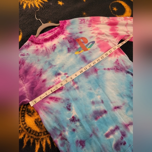 Playstation Hand-Done Tie-Dye Shirt - Picture 10 of 13